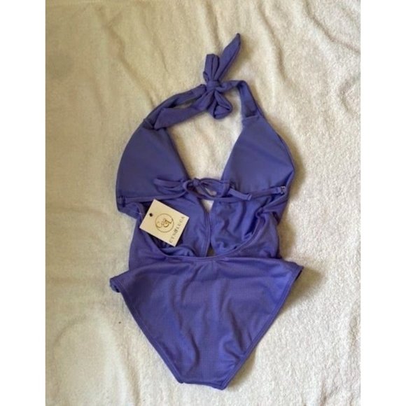 Cyn Luca Women's Standard One Piece Swimsuit - Picture 4 of 5